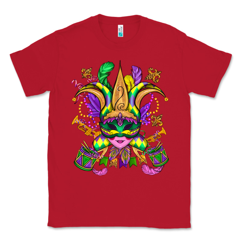 Mardi Gras Mask Classic Tee by OliviaCreatesArt | Teevron