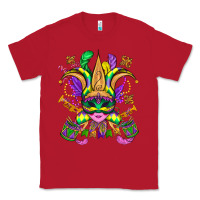 Red mardi gras mask Classic Tee - OliviaCreatesArt