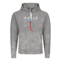 Cloud Rock chilean map and flag   distressed chile souvenir t shirt Vintage Hoodie - linhVisuals