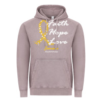 Vintage Zinc sarcoma awareness t  shirt sarcoma awareness faith hope love   in this Vintage Hoodie - linhVisuals