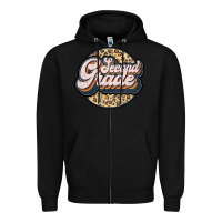 Black second grade Zipper Hoodie - JahusDesignShop