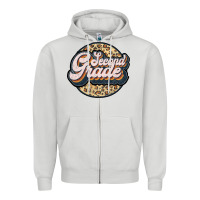 Dove Grey second grade Zipper Hoodie - JahusDesignShop