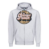 Heather Grey second grade Zipper Hoodie - JahusDesignShop