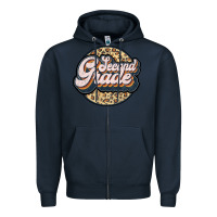 Navy second grade Zipper Hoodie - JahusDesignShop