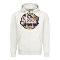 Oatmeal Heather second grade Zipper Hoodie - JahusDesignShop