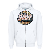 White second grade Zipper Hoodie - JahusDesignShop