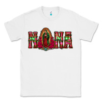 White nana floral aztec leopard Classic Tee - Jasminsmagicworld