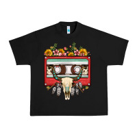 Black bull skull sunflower floral cassette Urban Heavy Tee - FaDigitalArtStudio