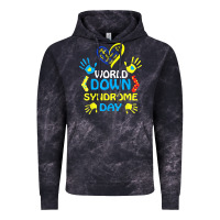 Cloud Black world down syndrome day t shirt support and awareness 3.21 t shirt Vintage Hoodie - linhVisuals