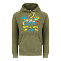 Vintage Olive world down syndrome day t shirt support and awareness 3.21 t shirt Vintage Hoodie - linhVisuals