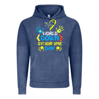 Vintage Denim world down syndrome day t shirt support and awareness 3.21 t shirt Vintage Hoodie - linhVisuals