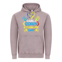 Vintage Zinc world down syndrome day t shirt support and awareness 3.21 t shirt Vintage Hoodie - linhVisuals