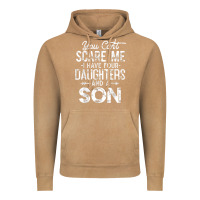 Vintage Camel you can't scare me i have four daughters and a son funny dad t shirt Vintage Hoodie - linhVisuals
