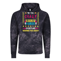 Cloud Black oncology nurse t  shirt i'm the crazy oncology nurse t  shirt Vintage Hoodie - linhVisuals