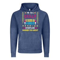Vintage Denim oncology nurse t  shirt i'm the crazy oncology nurse t  shirt Vintage Hoodie - linhVisuals