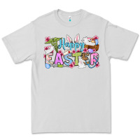 Dove Grey Happy Easter Nurse Premium Tee - OliviaCreatesArt