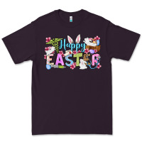 Plum Happy Easter Nurse Premium Tee - OliviaCreatesArt