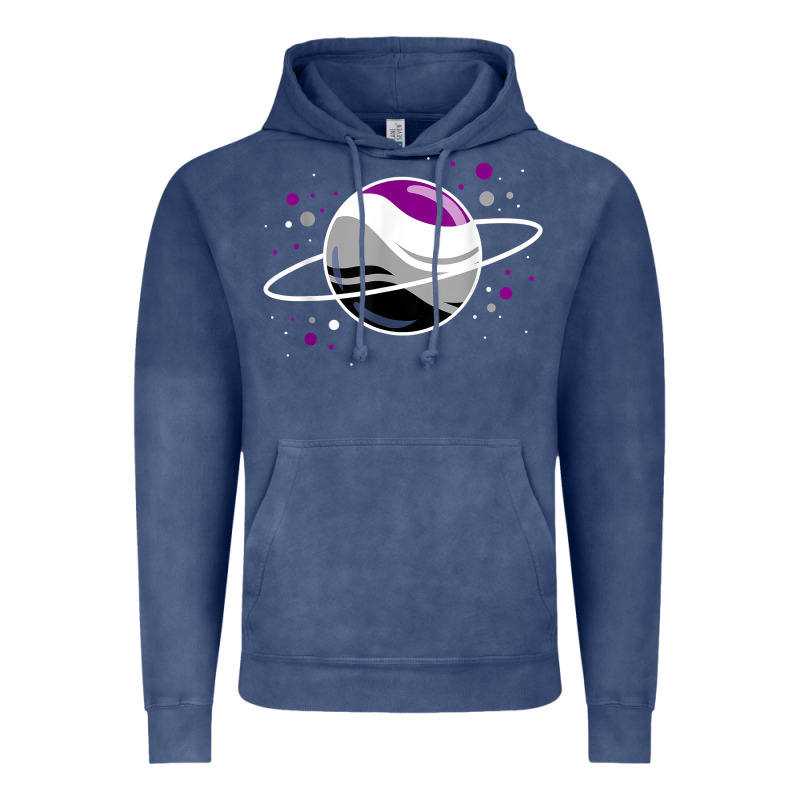 Asexual Outer Space Planet Ace Pride T Shirt Vintage Hoodie by linhVisuals | Teevron