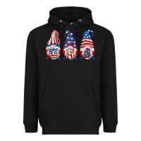 Black usa fourth of july gnomes Heavyweight Hoodie - RanaPortraitStore