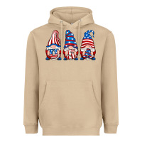 Mushroom usa fourth of july gnomes Heavyweight Hoodie - RanaPortraitStore