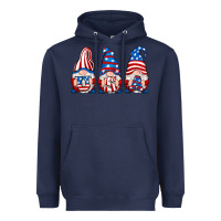Navy usa fourth of july gnomes Heavyweight Hoodie - RanaPortraitStore