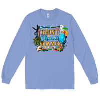 Colony Blue name spooky summer vibes Long Sleeve Tee - CowhideDigitalArt