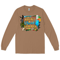 Toasted Coconut name spooky summer vibes Long Sleeve Tee - CowhideDigitalArt