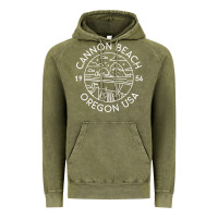 Vintage Olive cannon beach 1956 oregon clatsop sweatshirt Vintage Hoodie - linhVisuals