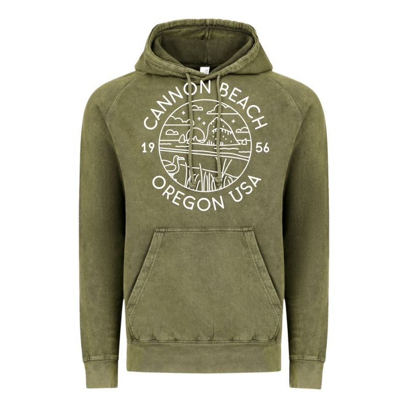 Cannon Beach 1956 Oregon Clatsop Sweatshirt Vintage Hoodie by linhVisuals | Teevron