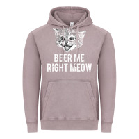 Vintage Zinc beer me right meow Vintage Hoodie - linhVisuals