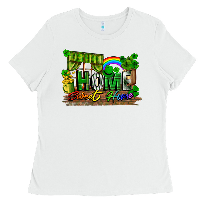 Home Sweet Home St. Patricks Day Ladies Tee by FaDigitalArtStudio | Teevron