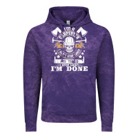 Cloud Purple i'm a carpenter i don't stop   funny carpentry woodworking t shirt Vintage Hoodie - linhVisuals