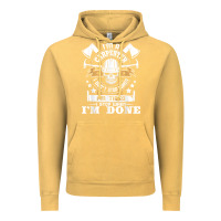 Vintage Mustard i'm a carpenter i don't stop   funny carpentry woodworking t shirt Vintage Hoodie - linhVisuals