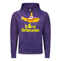 Cloud Purple Yellow Submarine Vintage Hoodie - linhVisuals