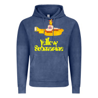 Vintage Denim Yellow Submarine Vintage Hoodie - linhVisuals