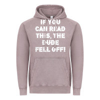Vintage Zinc if you can read this the dude fell off funny biker moto gift t shirt Vintage Hoodie - linhVisuals