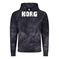 Cloud Black Korg Keyboard Vintage Hoodie - linhVisuals