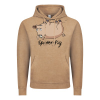Vintage Coffee spider pig Vintage Hoodie - linhVisuals