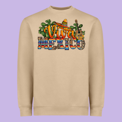 Viva Mexico Heavyweight Sweatshirt Designed By Ranaportraitstore