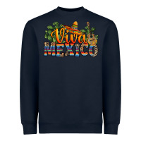 Navy viva mexico Heavyweight Sweatshirt - RanaPortraitStore
