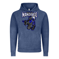 Vintage Denim mandingo fighter chief, liberian superhero, african ancestry premium t Vintage Hoodie - linhVisuals