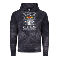 Cloud Black womens proud daughter of a vietnam veteran freedom isn't free v neck t Vintage Hoodie - linhVisuals