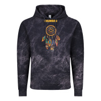 Cloud Black chumash tribe native american indian vintage dream catcher t shirt Vintage Hoodie - linhVisuals