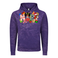 Cloud Purple Noel Afro Girl Baby Vintage Hoodie - CowhideDigitalArt