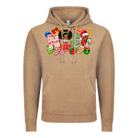 Vintage Coffee Noel Afro Girl Baby Vintage Hoodie - CowhideDigitalArt