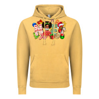 Vintage Mustard Noel Afro Girl Baby Vintage Hoodie - CowhideDigitalArt