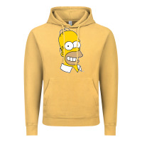 Vintage Mustard the simpsons homer simpson face sweatshirt Vintage Hoodie - linhVisuals