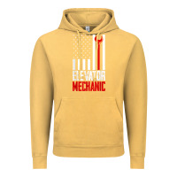 Vintage Mustard elevator mechanic american flag gift for elevator technician t shirt Vintage Hoodie - linhVisuals