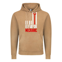 Vintage Camel elevator mechanic american flag gift for elevator technician t shirt Vintage Hoodie - linhVisuals