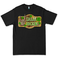 Black Shamrockin' St. Patrick's Day Premium Tee - OliviaCreatesArt